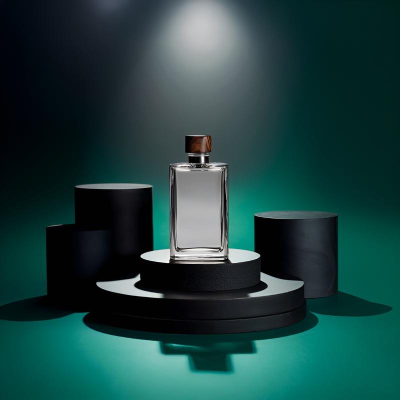 Geometrische Plattformen: Parfüm (Nachher)