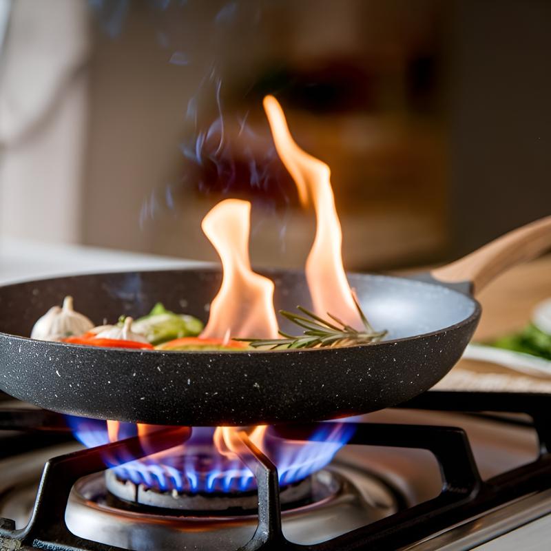 In Gebrauch: Pfanne (Nachher)