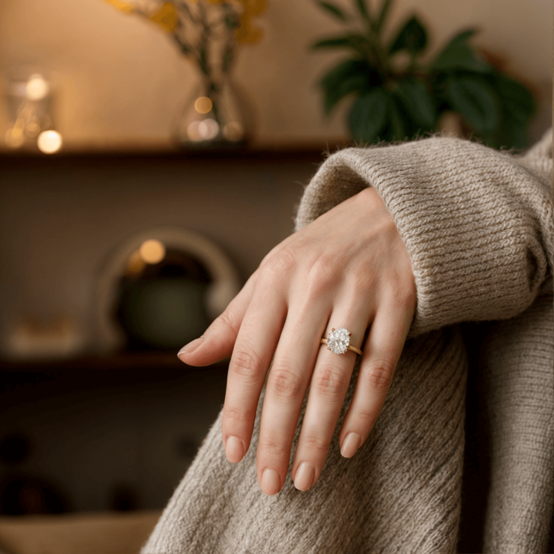 Close-Up: Ring (Nachher)